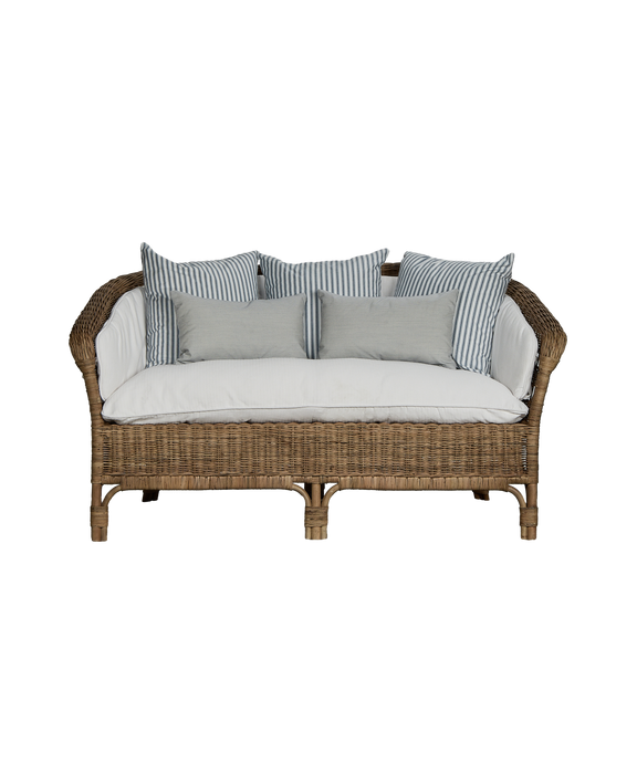 Sanctuary Rattan Loveseat - Shell