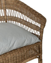 Sanctuary Rattan Loveseat - Bayside Stripe