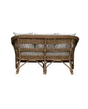 Sanctuary Rattan Loveseat - Bayside Stripe