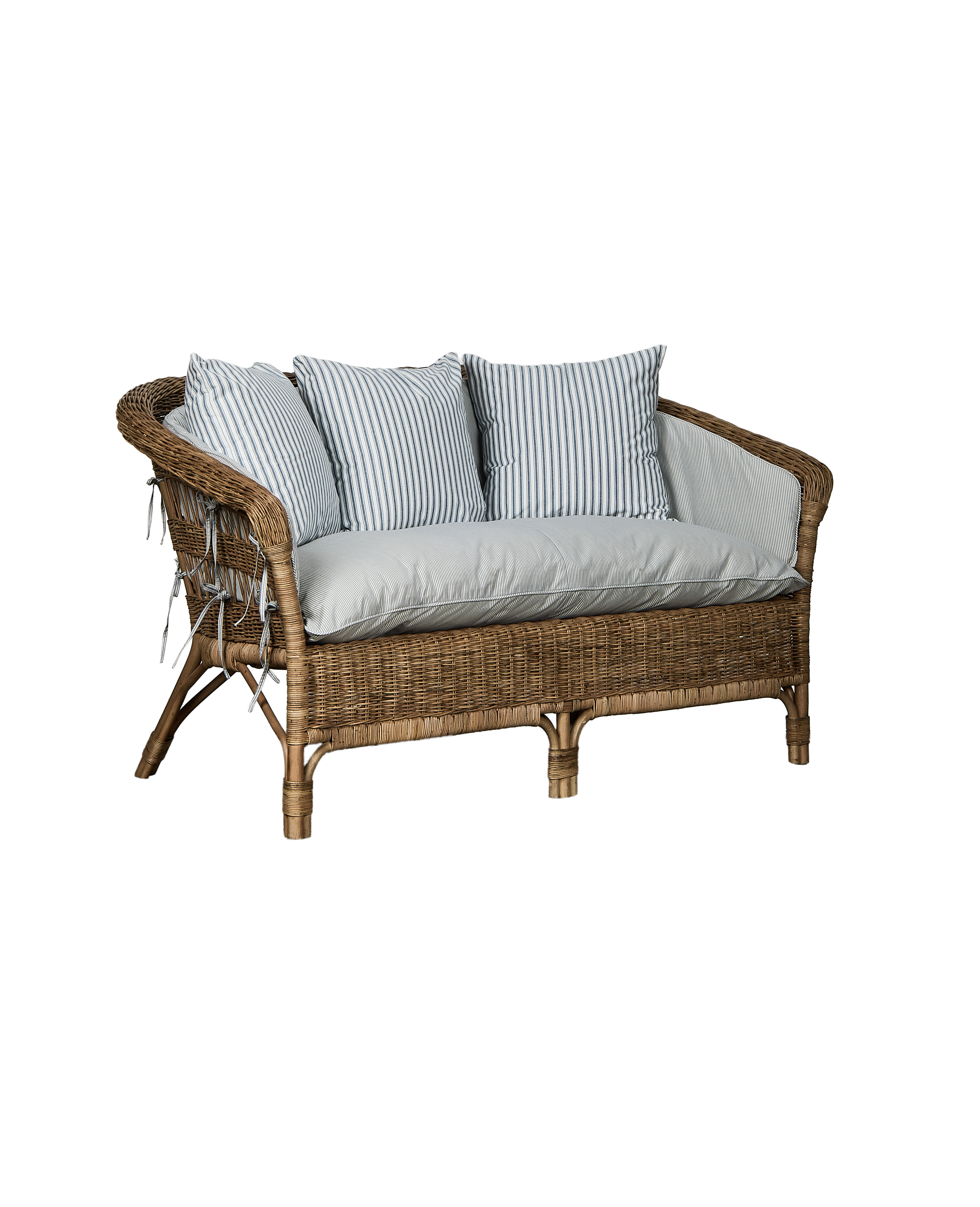 Sanctuary Loveseat Back Cushion - Bayside Stripe