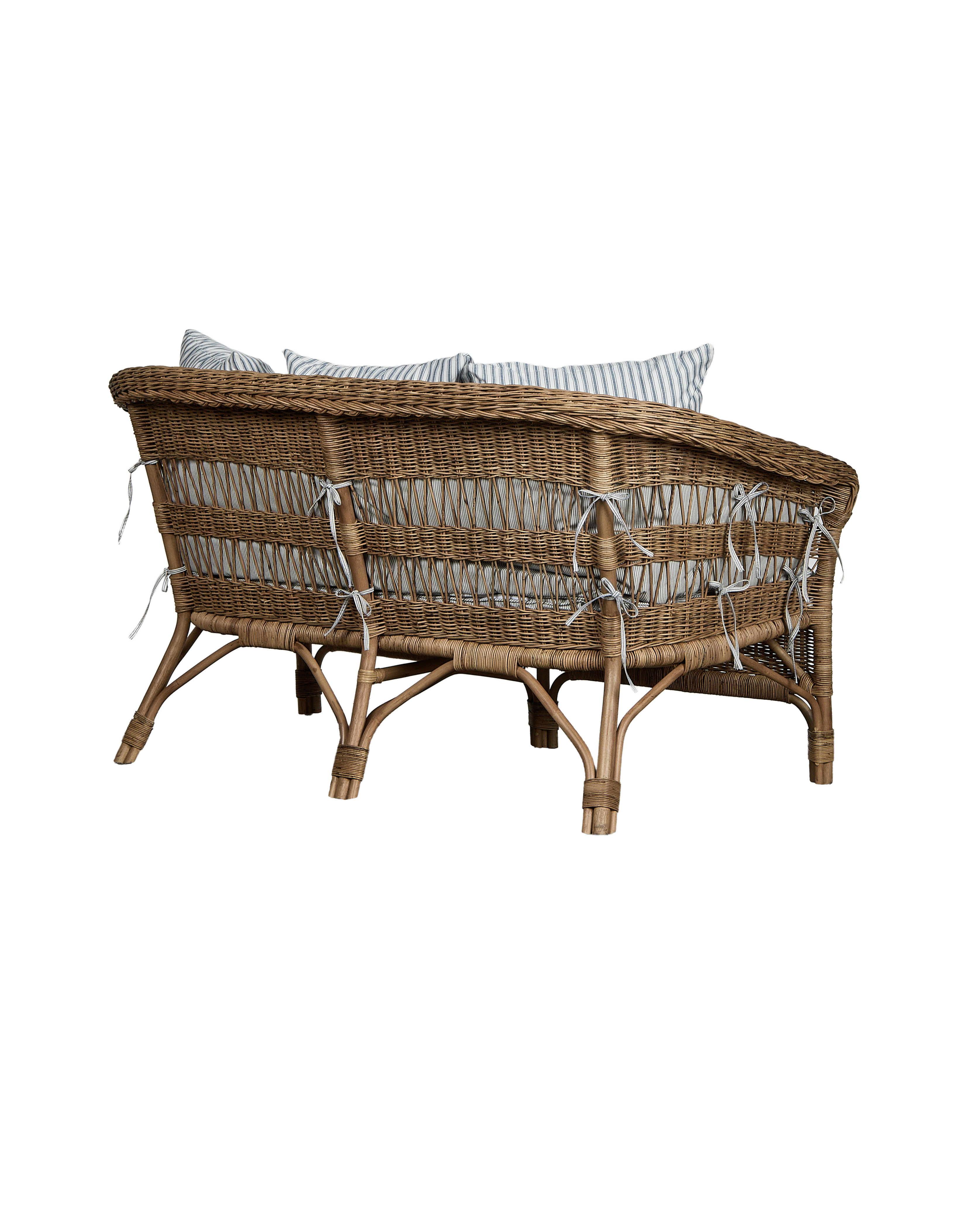 Sanctuary Loveseat Back Cushion - Bayside Stripe