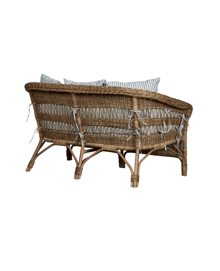 Sanctuary Loveseat Back Cushion - Bayside Stripe