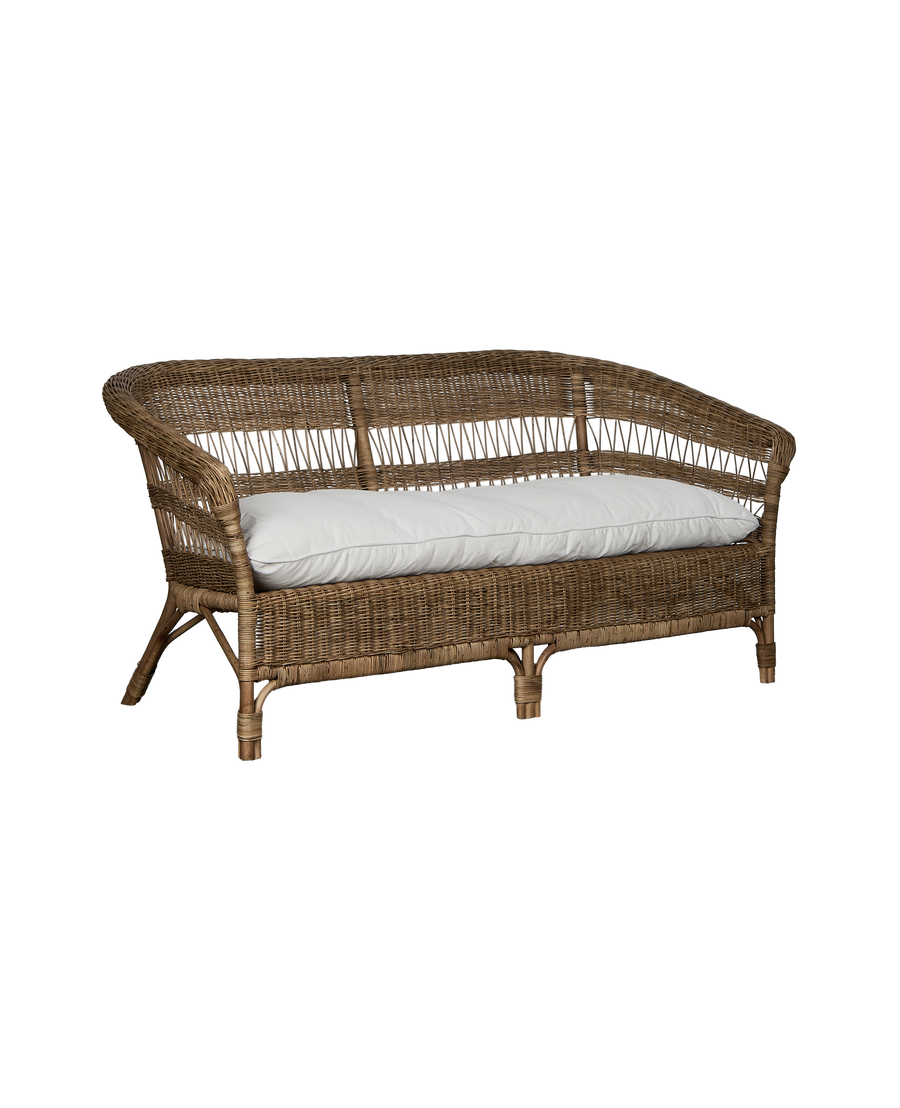 Sanctuary Rattan Sofa - Shell