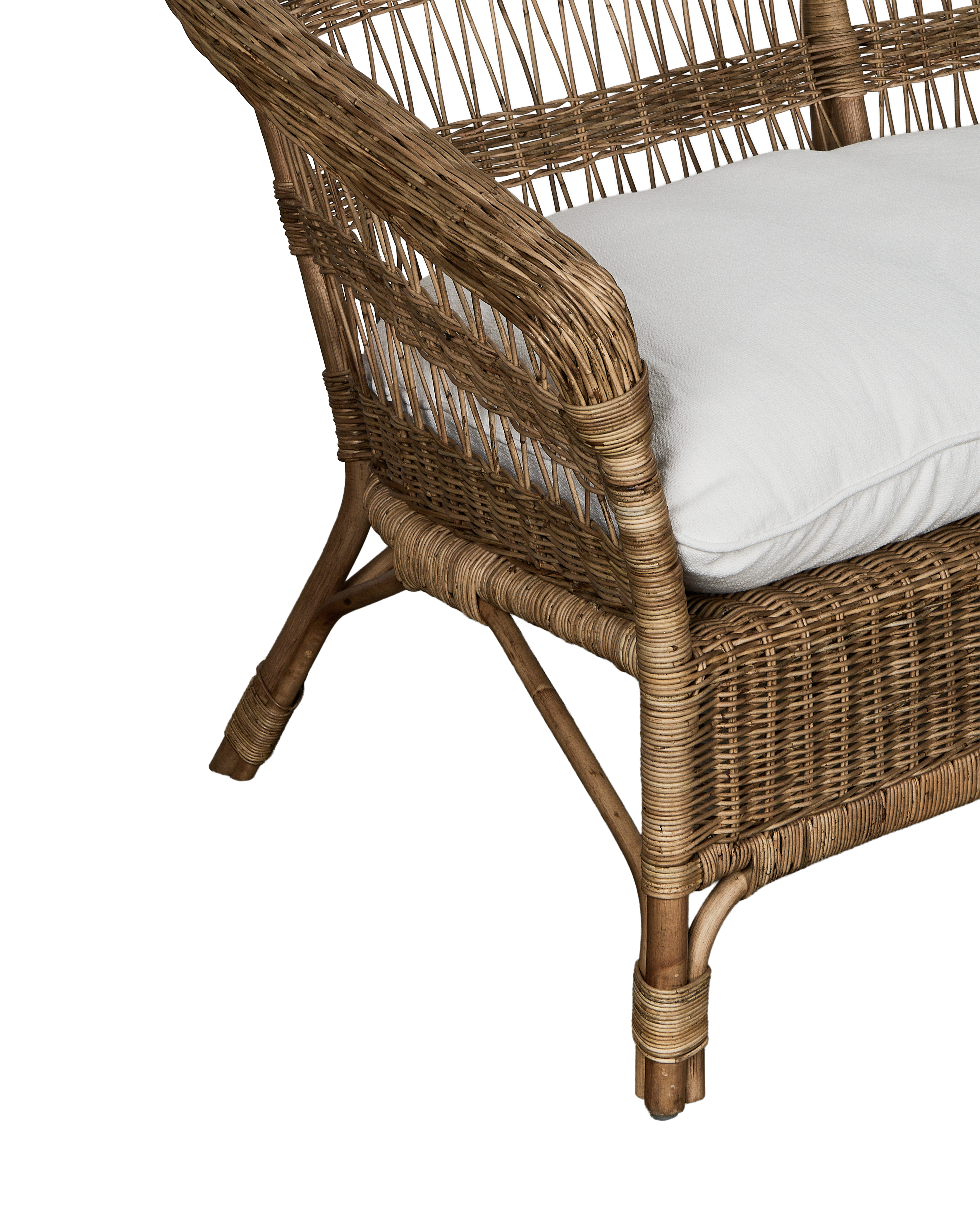 Sanctuary Rattan Sofa - Shell