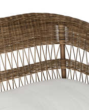 Sanctuary Rattan Sofa - Shell