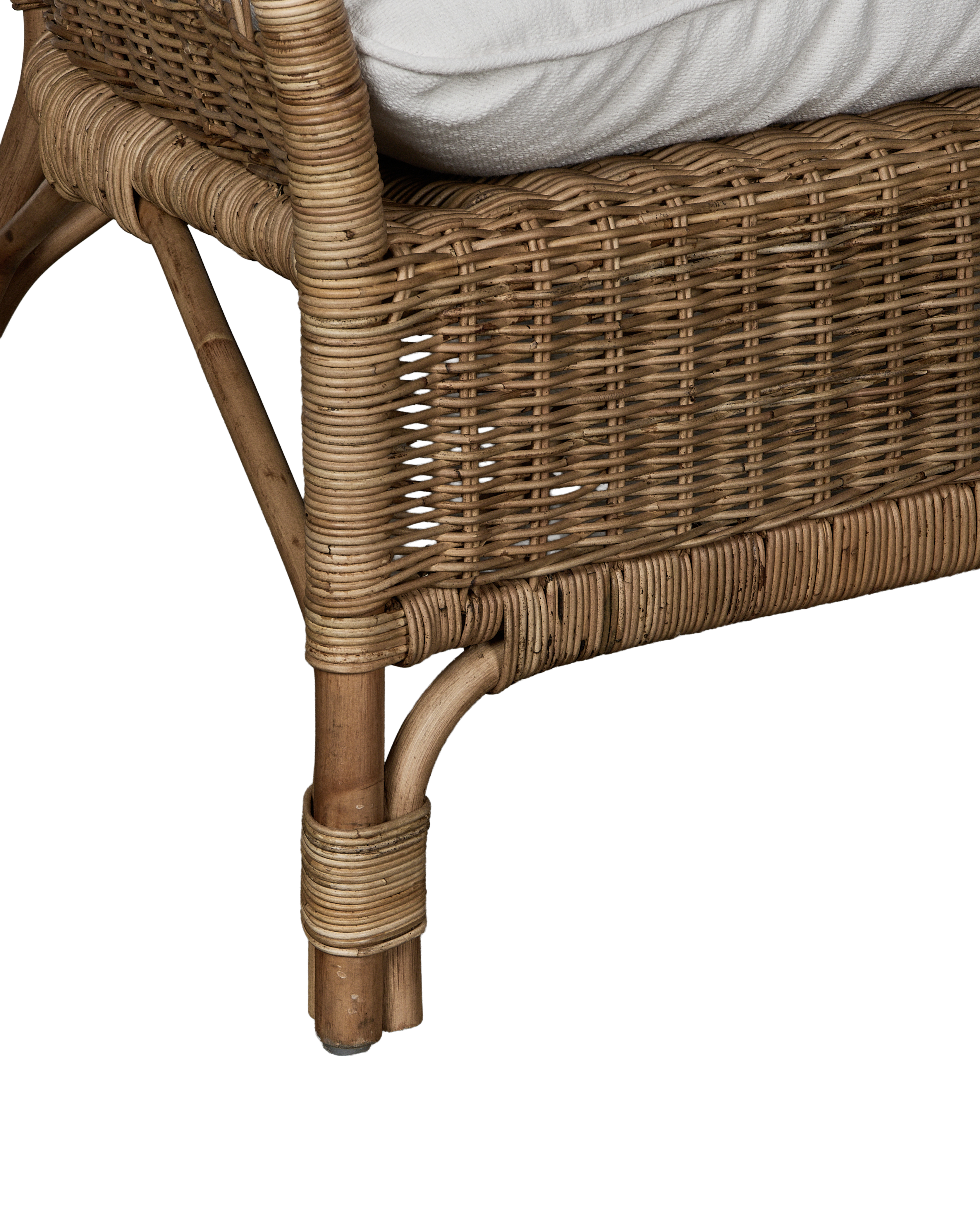 Sanctuary Rattan Sofa - Shell
