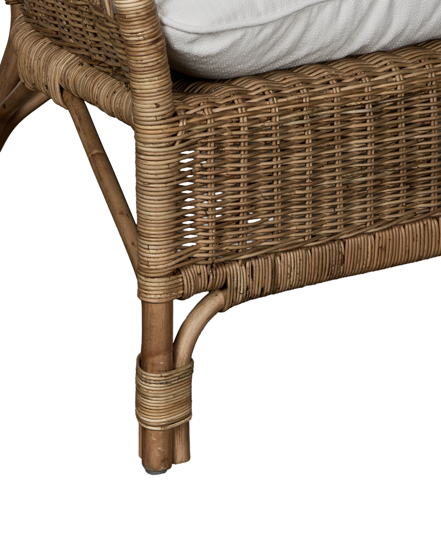 Sanctuary Rattan Sofa - Shell