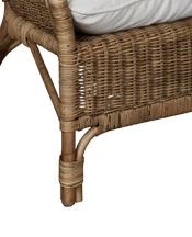 Sanctuary Rattan Sofa - Shell