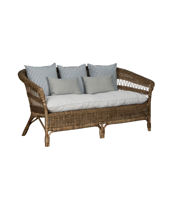 Sanctuary Rattan Sofa - Shell
