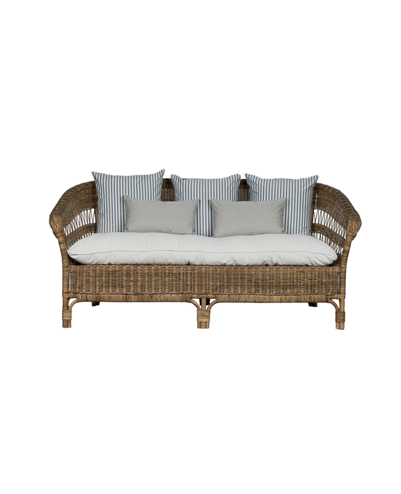 Sanctuary Rattan Sofa - Shell