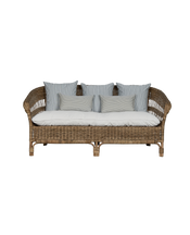 Sanctuary Rattan Sofa - Shell