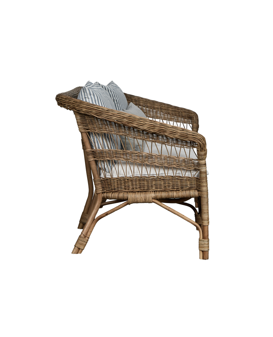 Sanctuary Rattan Sofa - Shell