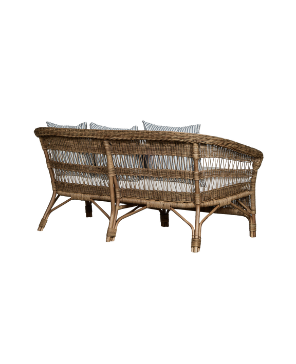 Sanctuary Rattan Sofa - Shell