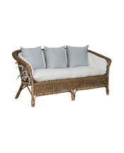 Sanctuary Rattan Sofa - Shell