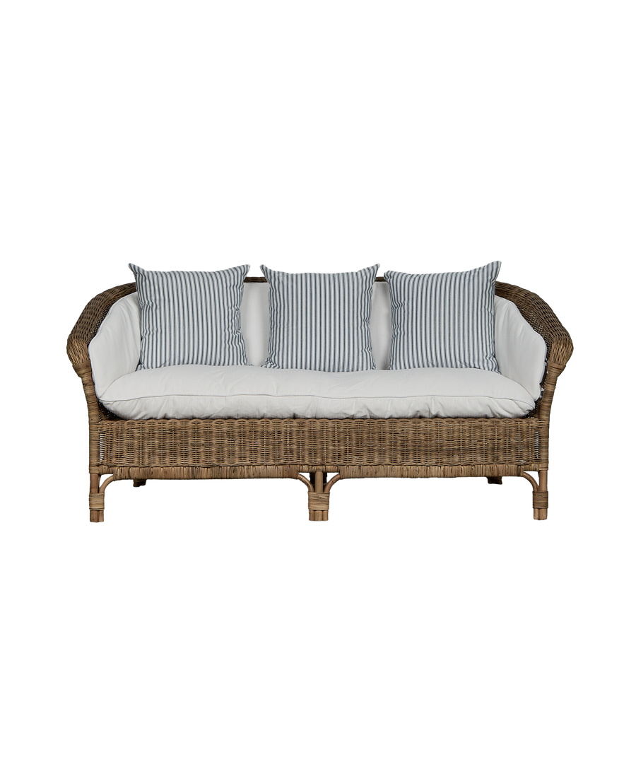 Sanctuary Rattan Sofa - Shell