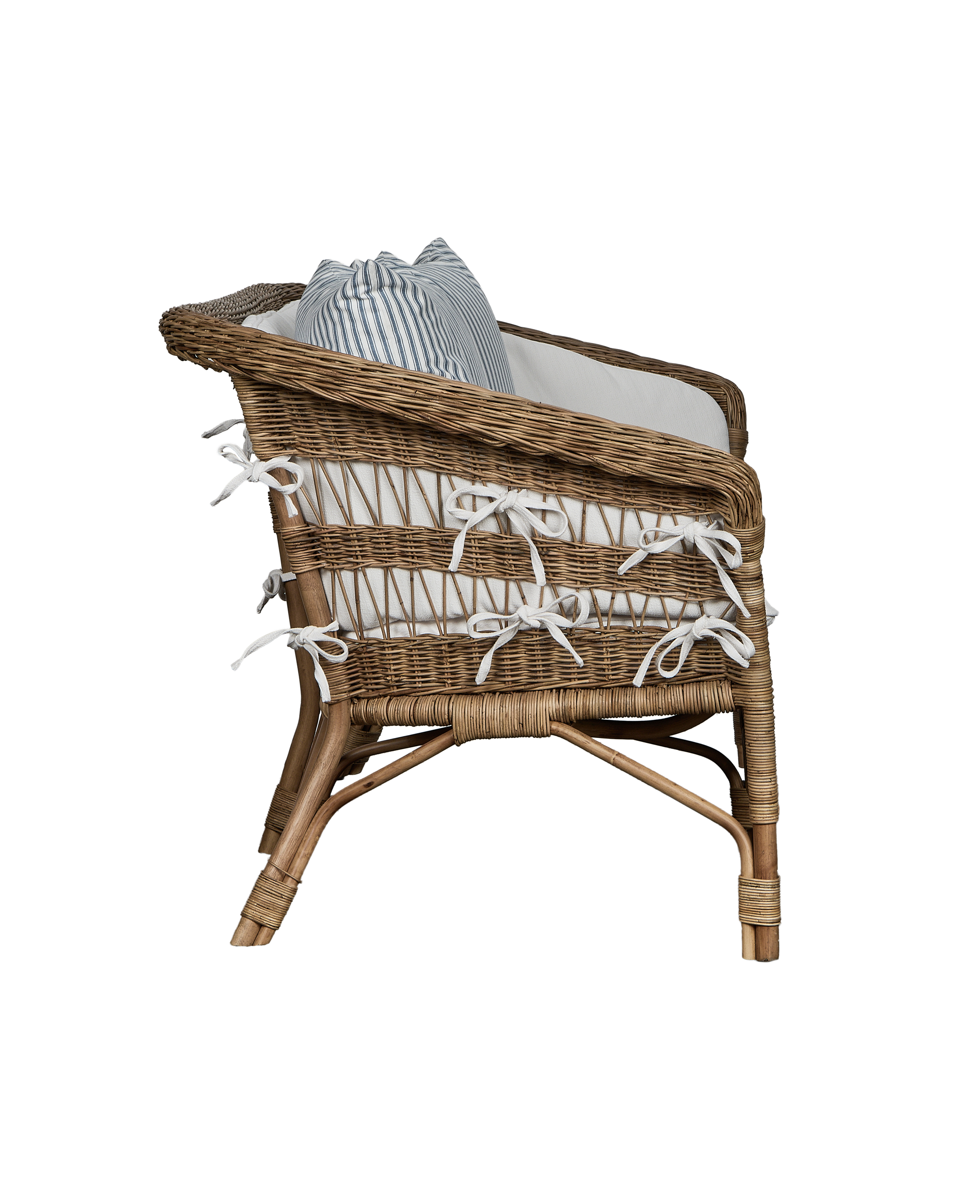 Sanctuary Rattan Sofa - Shell