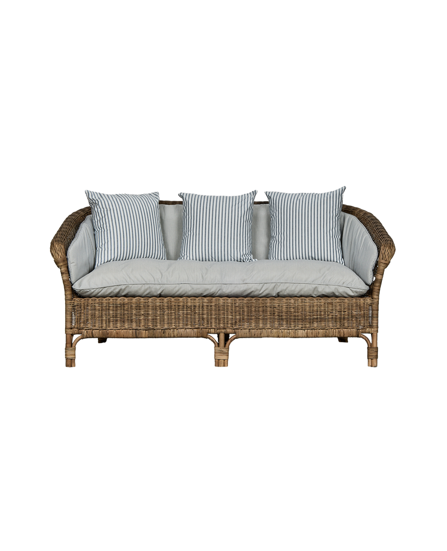 Sanctuary Rattan Sofa - Bayside Stripe