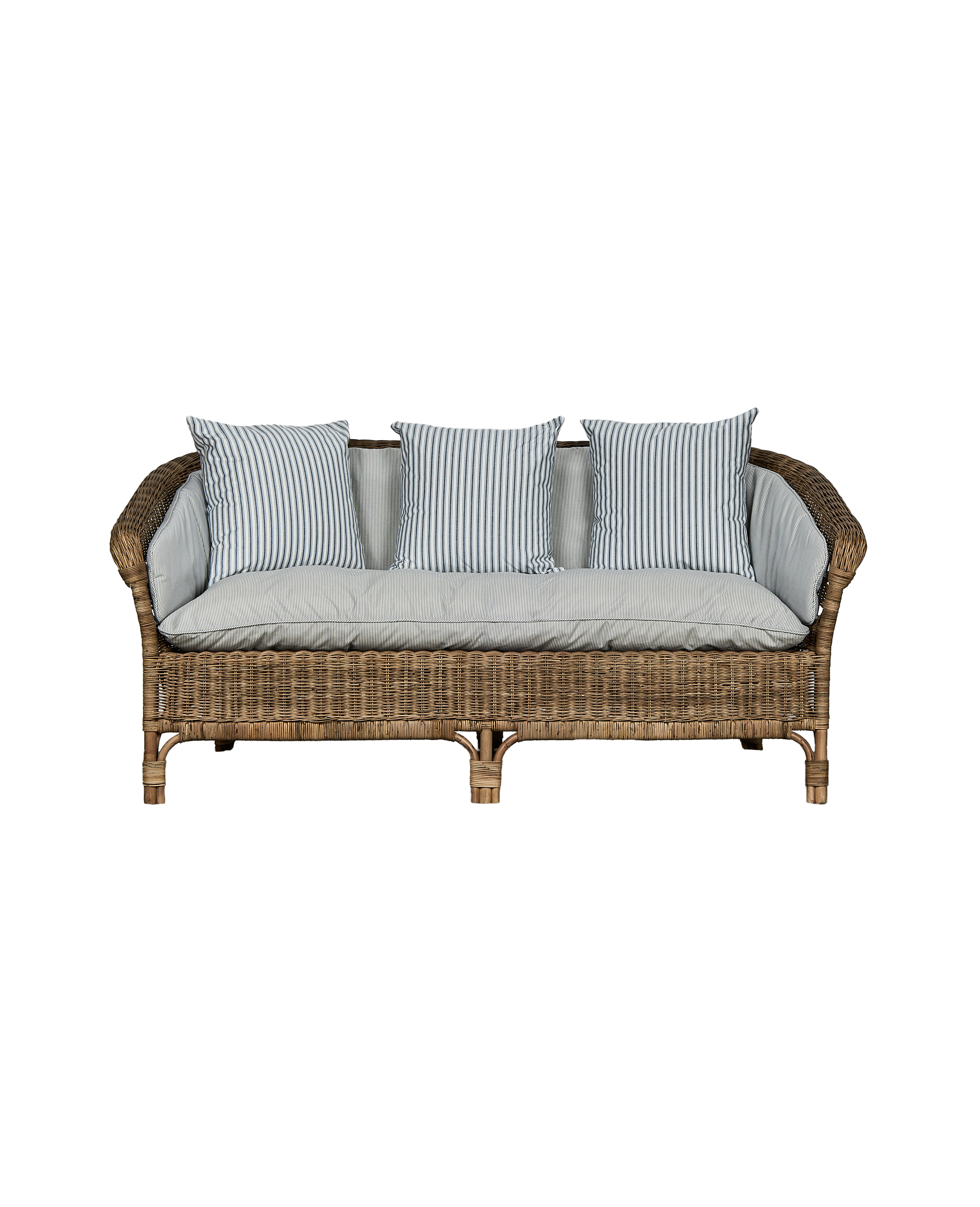 Sanctuary Sofa Back Cushion - Bayside Stripe