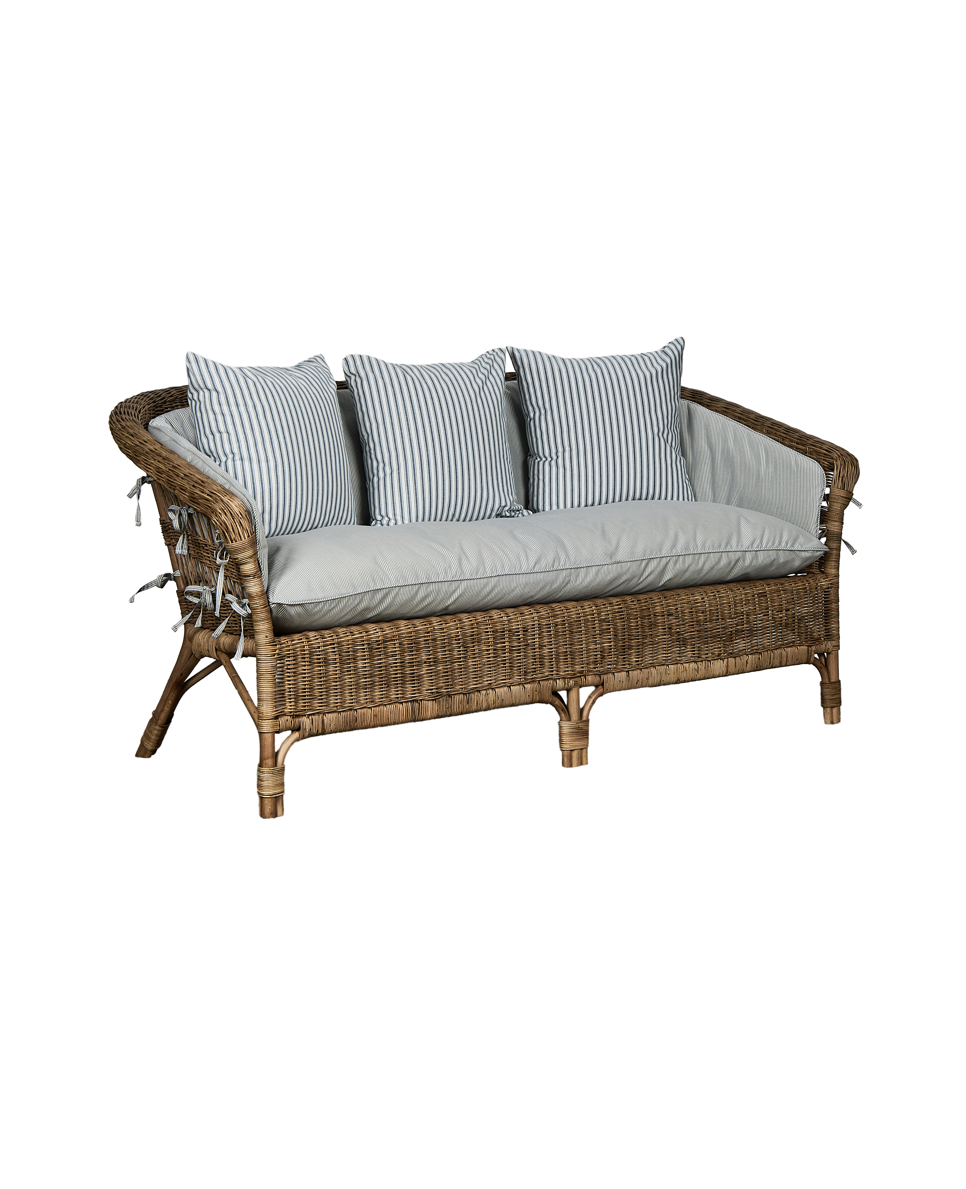 Sanctuary Sofa Back Cushion - Bayside Stripe