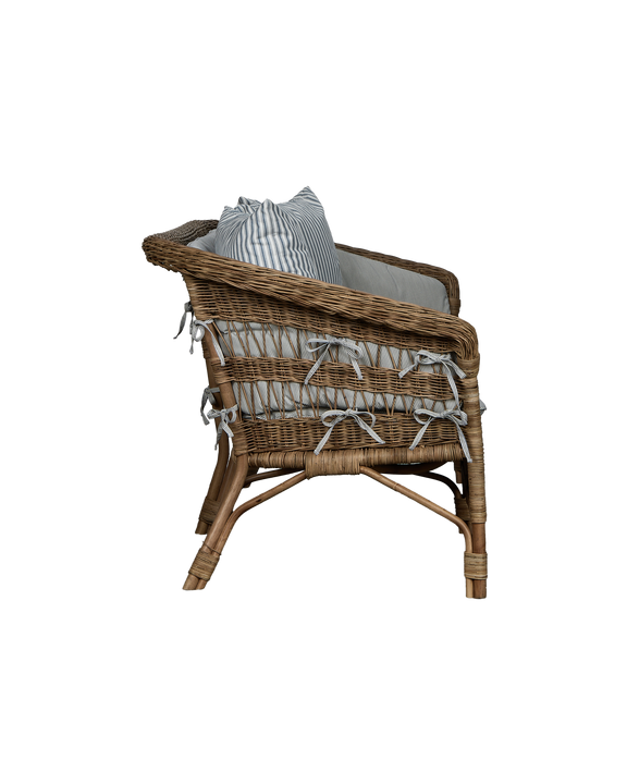 Sanctuary Rattan Sofa - Bayside Stripe