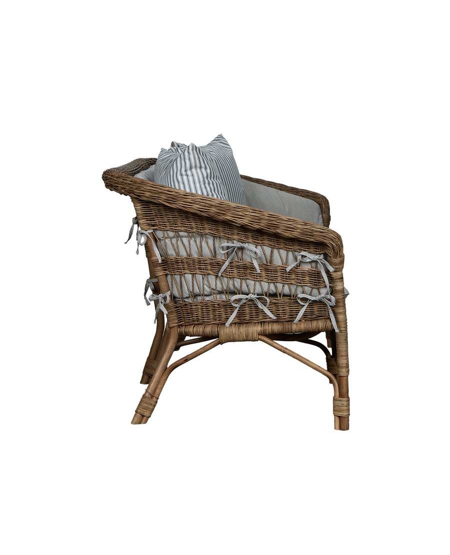 Sanctuary Rattan Sofa - Bayside Stripe