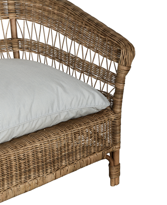 Sanctuary Rattan Sofa - Bayside Stripe