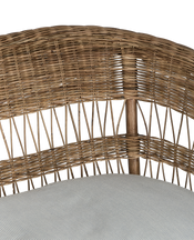 Sanctuary Rattan Sofa - Bayside Stripe