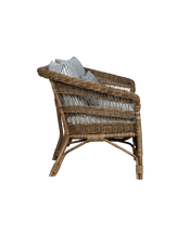 Sanctuary Rattan Sofa - Bayside Stripe