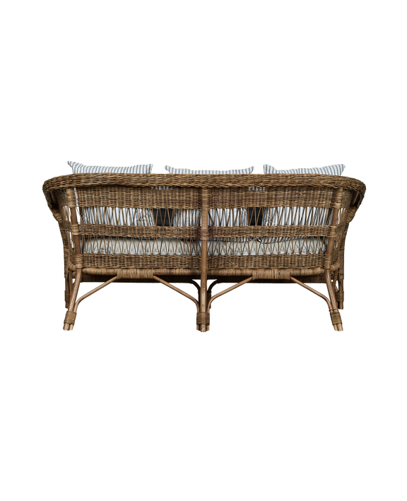 Sanctuary Rattan Sofa - Bayside Stripe