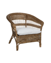 Sanctuary Rattan Lounge Chair - Shell