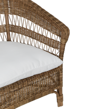 Sanctuary Rattan Lounge Chair - Shell