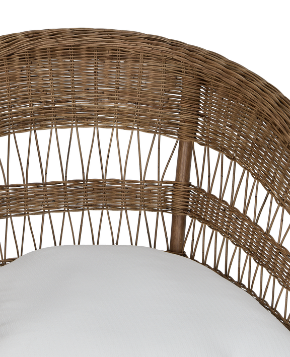 Sanctuary Rattan Lounge Chair - Shell