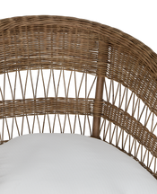 Sanctuary Rattan Lounge Chair - Shell