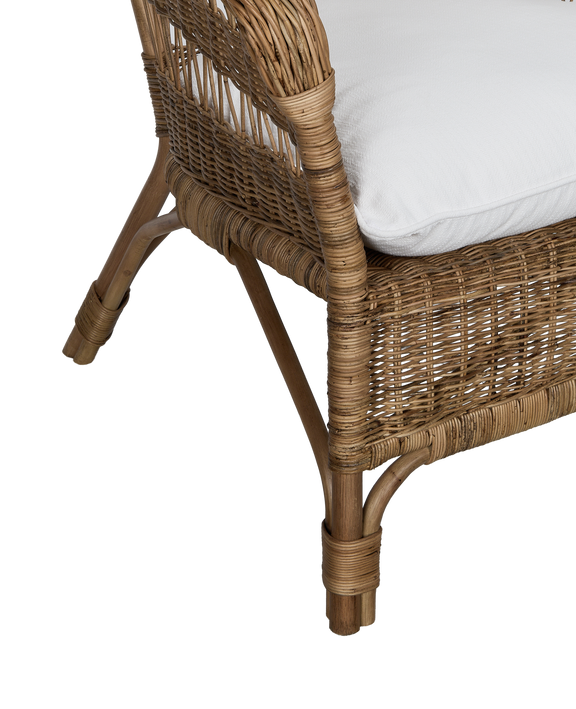 Sanctuary Rattan Lounge Chair - Shell