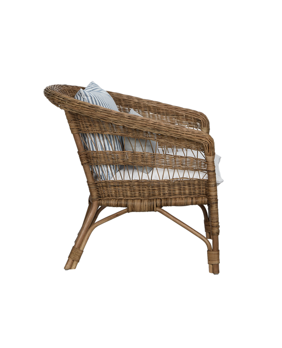 Sanctuary Rattan Lounge Chair - Shell