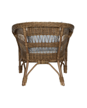 Sanctuary Rattan Lounge Chair - Bayside Stripe