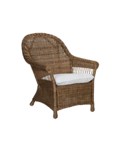 Reader Rattan Armchair - Shell