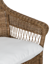 Reader Rattan Armchair - Shell