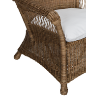 Reader Rattan Armchair - Shell