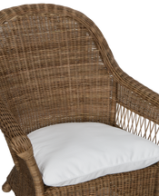 Reader Rattan Armchair - Shell