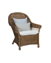 Reader Rattan Armchair - Shell