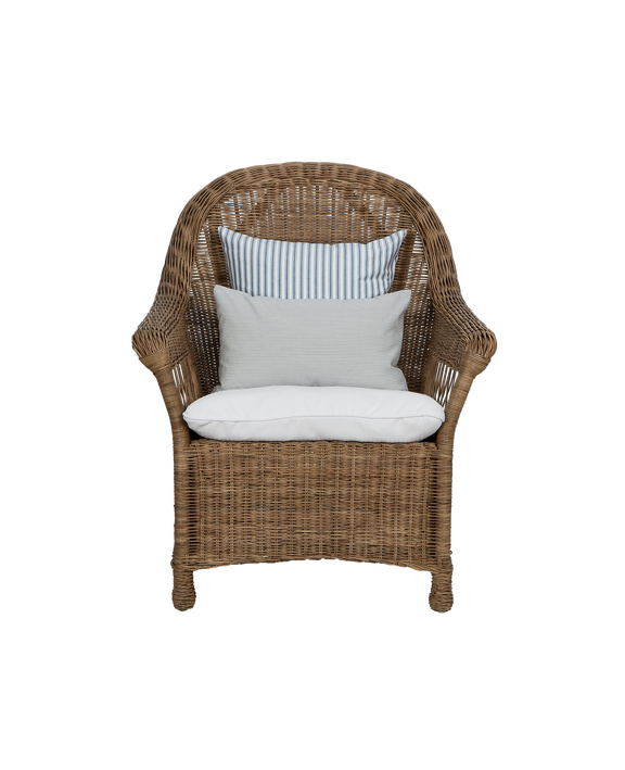 Reader Rattan Armchair - Shell
