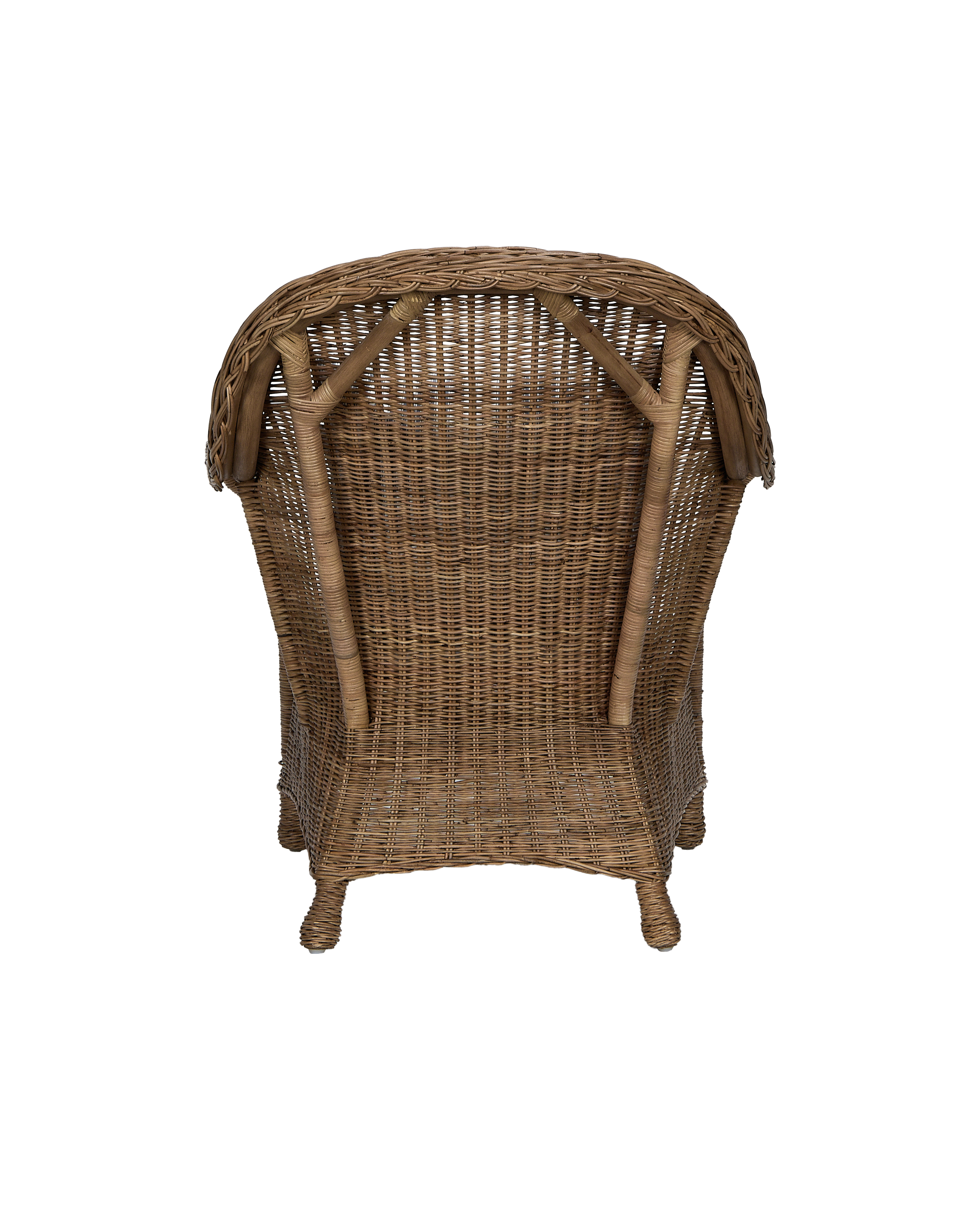 Reader Rattan Armchair - Shell