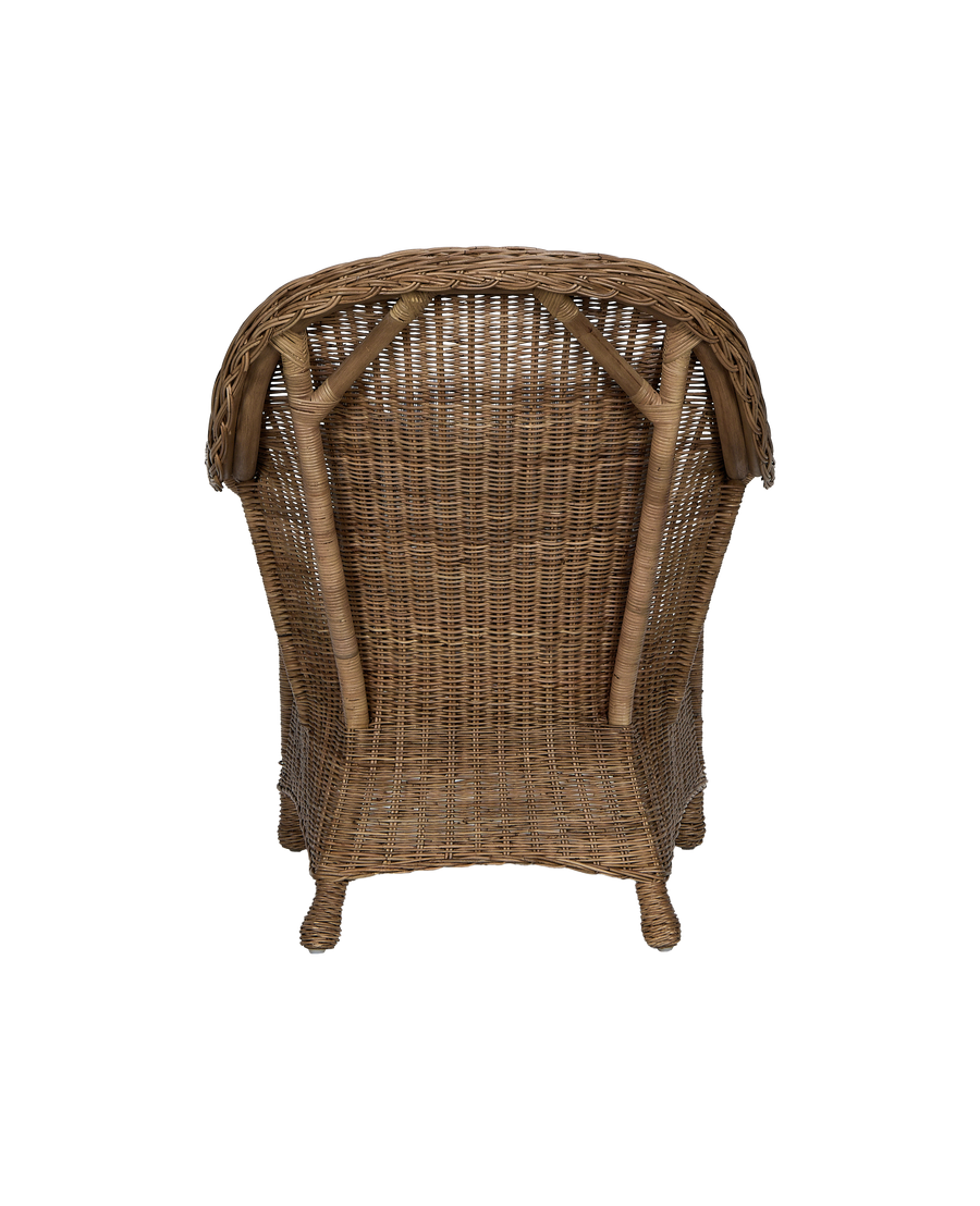 Reader Rattan Armchair - Shell