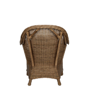 Reader Rattan Armchair - Bayside Stripe