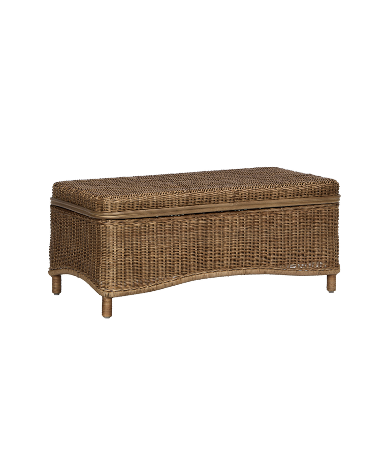 True West Rattan Coffee Table