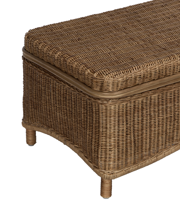 True West Rattan Coffee Table