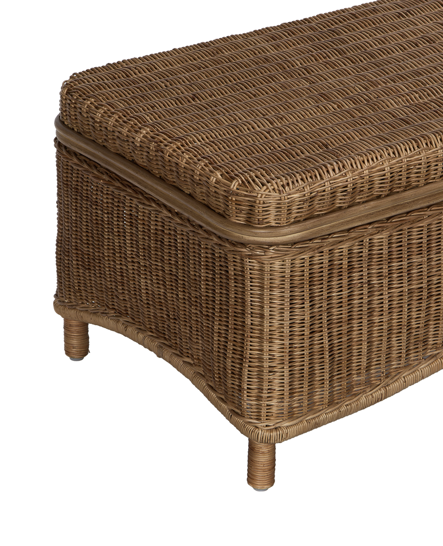 True West Rattan Coffee Table