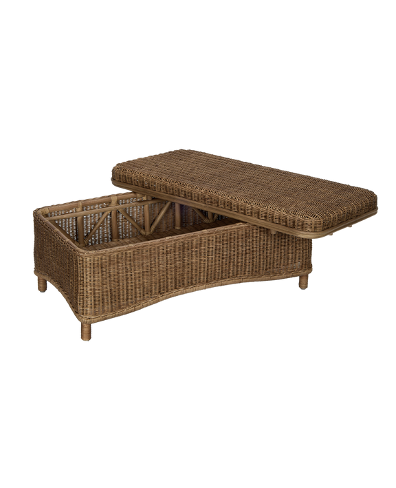 True West Rattan Coffee Table