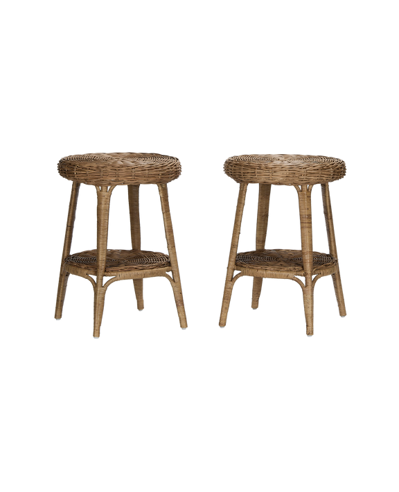 Lemonade Rattan Side Table